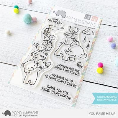 Mama Elephant Clear Stamps - You Raise Me Up